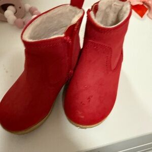 Red Kids Boots